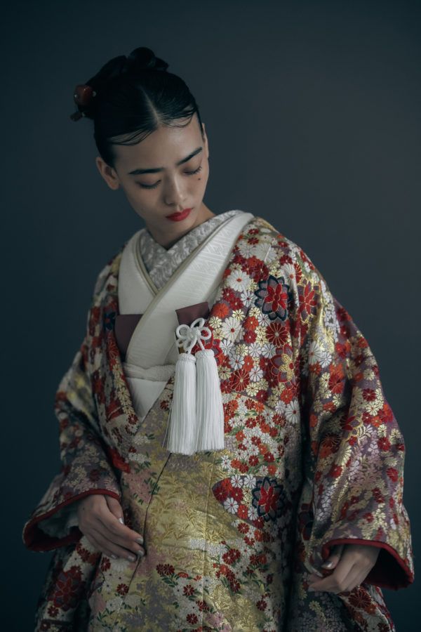 慶長霞取小花紋